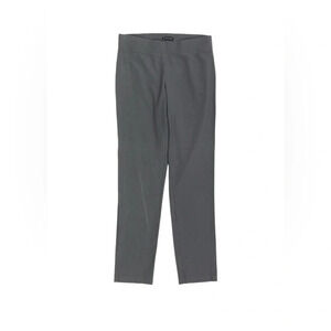 Eileen Fisher Gray Stretch Crepe Knit Pants, Size Large